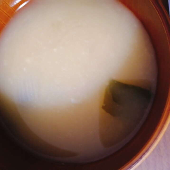 玉ねぎ小松菜ぶなしめじの味噌汁